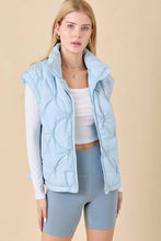 Load image into Gallery viewer, Blue Quilted Cloud Puffer Vest