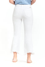 Load image into Gallery viewer, 27" Luxe Demi Boot Jean w/ Sharkbite Hem in White