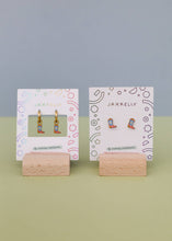 Load image into Gallery viewer, Boot Enamel Flat Back Kids Earrings