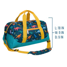 Load image into Gallery viewer, Jurassic Dinosaurs Overnighter Duffel Bag