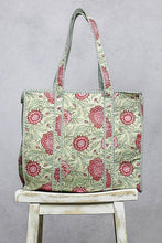 Load image into Gallery viewer, Green Multi Tote Bag