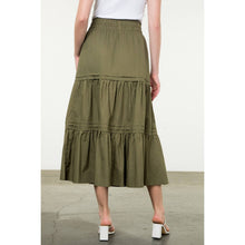 Load image into Gallery viewer, Olive Midi Skirt