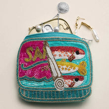 Load image into Gallery viewer, Sardine Can Seed Beaded Mini Pouch Bag
