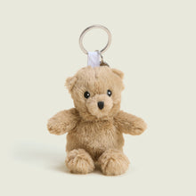 Load image into Gallery viewer, Brown Curly Bear Keyring