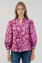 Load image into Gallery viewer, Ima Button Up Top Yunice Floral