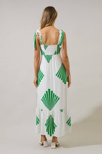Load image into Gallery viewer, Hendy Shoulder Tie Maxi Dress Fan Breeze
