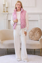 Load image into Gallery viewer, Dusty Mauve Quilted Cloud Puffer Vest