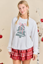 Load image into Gallery viewer, Holiday Plaid Tree Sweatshirt