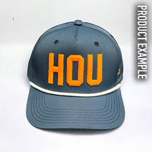 Load image into Gallery viewer, Performance Rope Hats - Customizable: Dark Blue (White Rope)