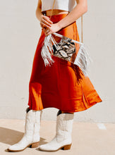 Load image into Gallery viewer, The Clear Crossbody - Ivory/Cream Snakeskin