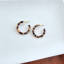 Load image into Gallery viewer, Cam Mini Hoops - Cheetah