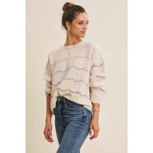 Load image into Gallery viewer, Eco-Conscious Twist Scallop Ombré Sweater