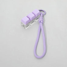 Load image into Gallery viewer, Light Up LED Stress Relief Cube Keyboard Bag Charm: Yellow