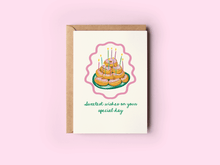 Load image into Gallery viewer, Sweetest Wishes Donuts & Sprinkles Birthday Greeting Card