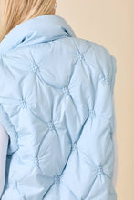 Load image into Gallery viewer, Blue Quilted Cloud Puffer Vest