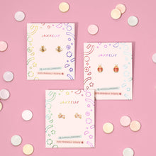 Load image into Gallery viewer, Ladybug Enamel Flat Back Kids Earrings