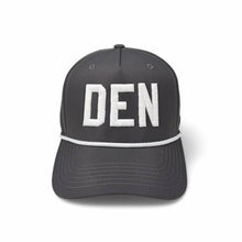 Load image into Gallery viewer, Performance Rope Hats - Customizable: Dark Blue (White Rope)