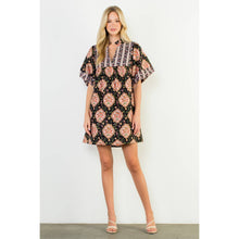 Load image into Gallery viewer, Puff Sleeve Floral Dress