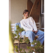 Load image into Gallery viewer, Eco-Conscious Twist Scallop Ombré Sweater