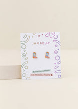 Load image into Gallery viewer, Boot Enamel Flat Back Kids Earrings