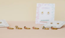 Load image into Gallery viewer, Boot Enamel Flat Back Kids Earrings