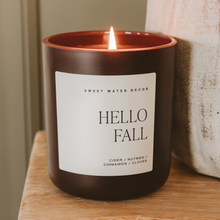 Load image into Gallery viewer, Hello Fall - 15 oz Candle