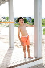 Load image into Gallery viewer, Boy Shorts in Orange Sherbet | UPF 50 Swimwear + Liner