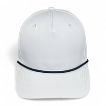 Load image into Gallery viewer, Performance Rope Hats - Customizable: Dark Blue (White Rope)