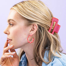Load image into Gallery viewer, Lola Pink & Red Beaded Claw Clip