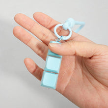 Load image into Gallery viewer, Light Up LED Stress Relief Cube Keyboard Bag Charm: Yellow