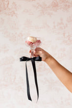 Load image into Gallery viewer, Micro Alice Satin Bow Barrette: Black