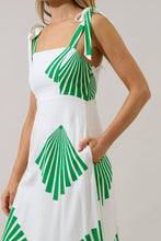 Load image into Gallery viewer, Hendy Shoulder Tie Maxi Dress Fan Breeze
