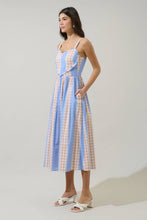 Load image into Gallery viewer, Renesa Heart Smocked Midi Dress