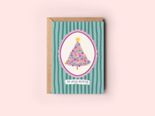 Load image into Gallery viewer, So Very Merry Pink Christmas Tree Holiday Greeting Card
