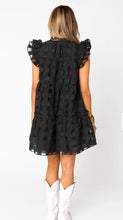 Load image into Gallery viewer, Aubrey Ruffle Short Dress - Black