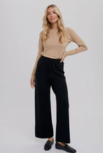 Load image into Gallery viewer, Black Sweater Knit Pants