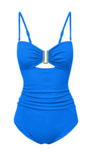 Load image into Gallery viewer, Lisa One Piece Grotto Textured Stripe