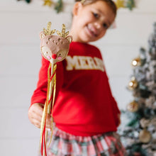 Load image into Gallery viewer, Reindeer Christmas Wand - Kids Holiday Wand