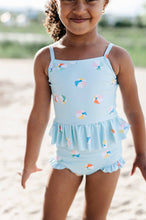 Load image into Gallery viewer, Emma Swim in Beach Ball | UPF 50 2-piece swimwear