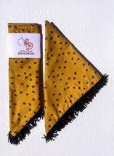 Load image into Gallery viewer, Stars & Checks Fringe Bandanas - Multiple Colors: Brown