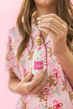 Load image into Gallery viewer, Champagne Christmas Ornament - Floral Fizz