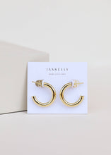 Load image into Gallery viewer, Gold Hoop - Smooth - Earrings