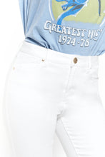 Load image into Gallery viewer, 27" Luxe Demi Boot Jean w/ Sharkbite Hem in White
