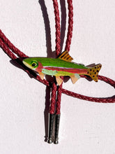Load image into Gallery viewer, Rainbow Trout Bolo Tie