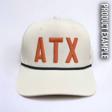 Load image into Gallery viewer, Performance Rope Hats - Customizable: Dark Blue (White Rope)