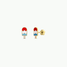 Load image into Gallery viewer, Popsicle Enamel Flat Back Kids Earrings