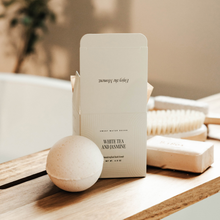 Load image into Gallery viewer, White Tea and Jasmine 4.6 oz Bath Bomb