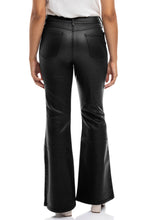 Load image into Gallery viewer, 33" COATED BOOTCUT JEAN IN BLACK