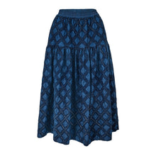 Load image into Gallery viewer, Denim Eyelet Colette Skirt: L