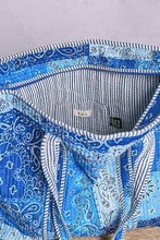 Load image into Gallery viewer, Blue Paisley Tote Bag